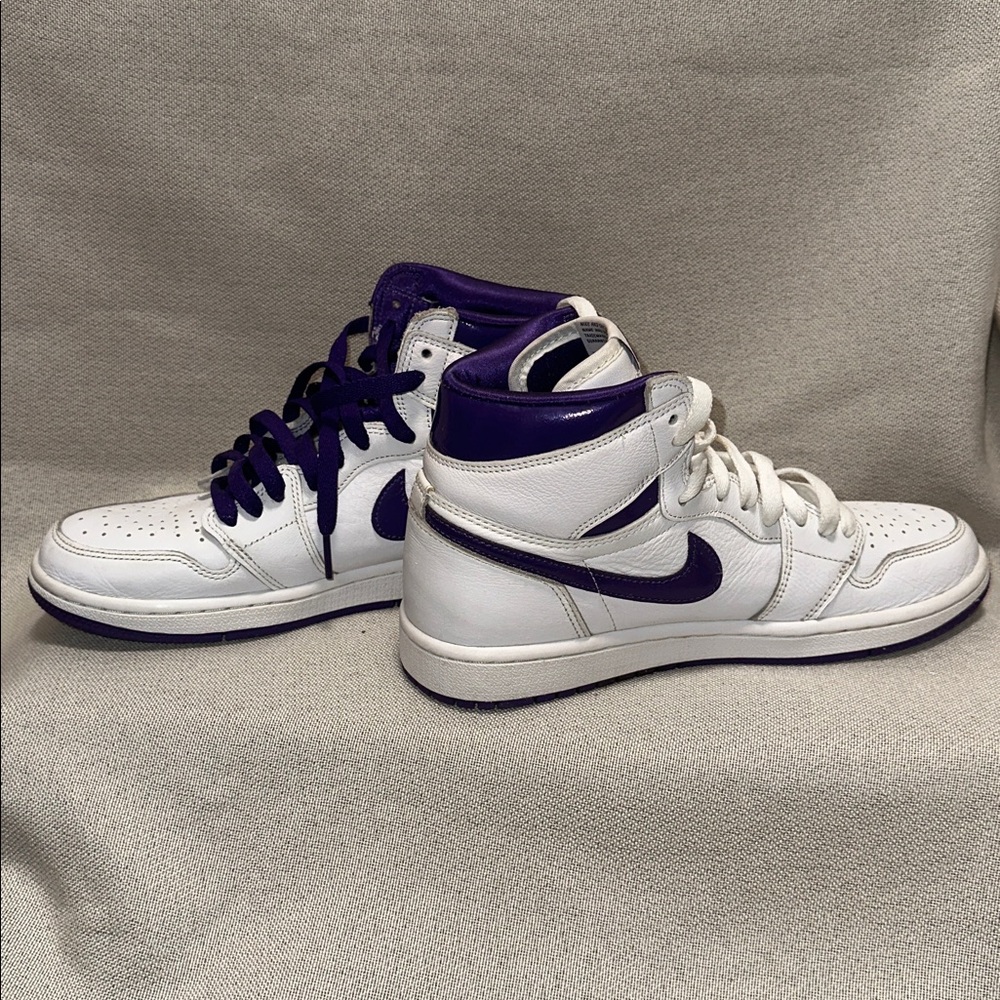 🔴SOLD🔴 Nike High-Top Jordan  1s White and Purple - Picture 8 of 9